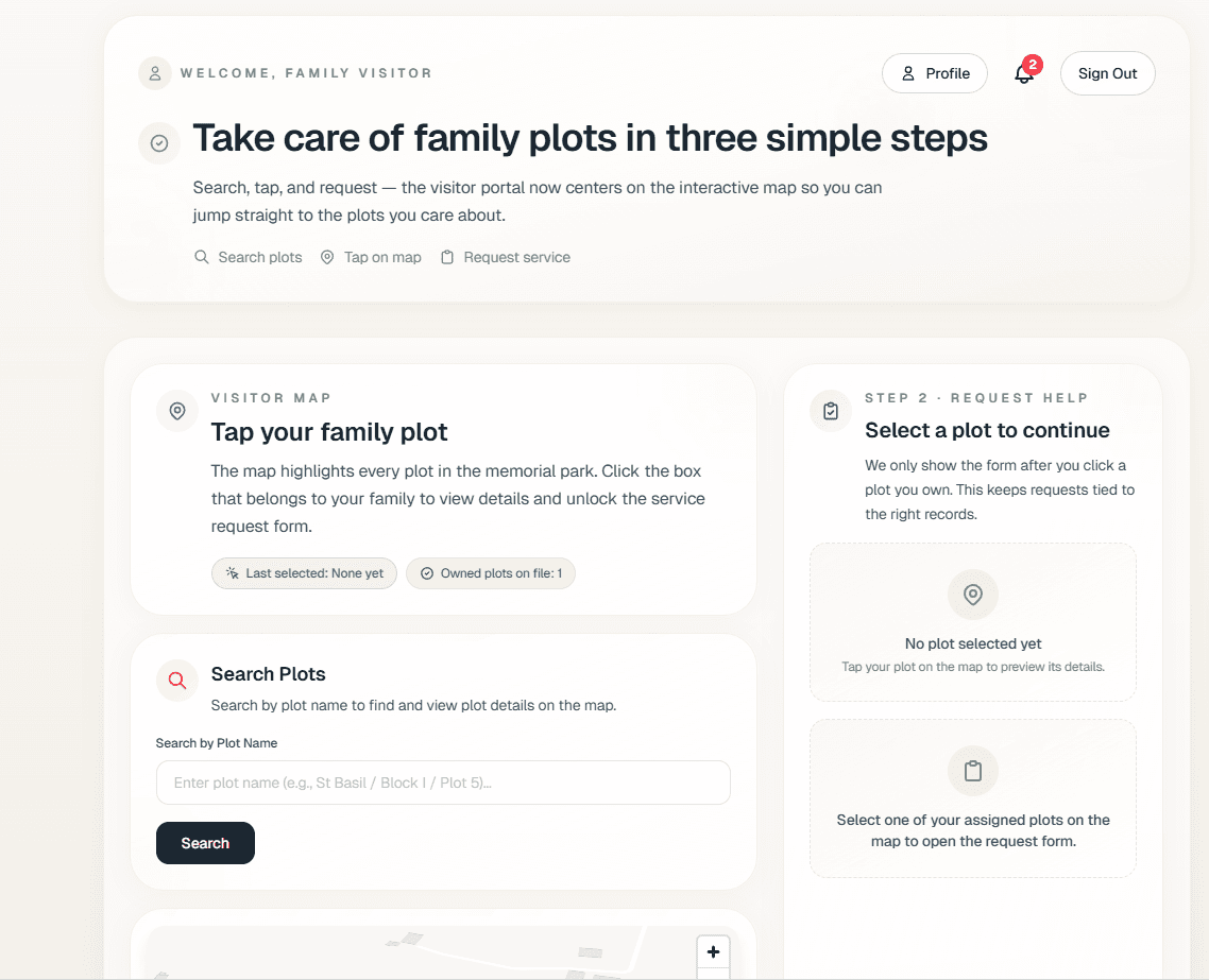 Grave Locator And Management System — image